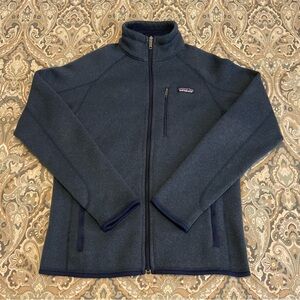 EUC Patagonia Better Sweater Navy Jacket Mens Sz Small